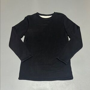 Black Cozy Thick Sherpa-Lined Long Sleeve Shirt
(Women’s Small)